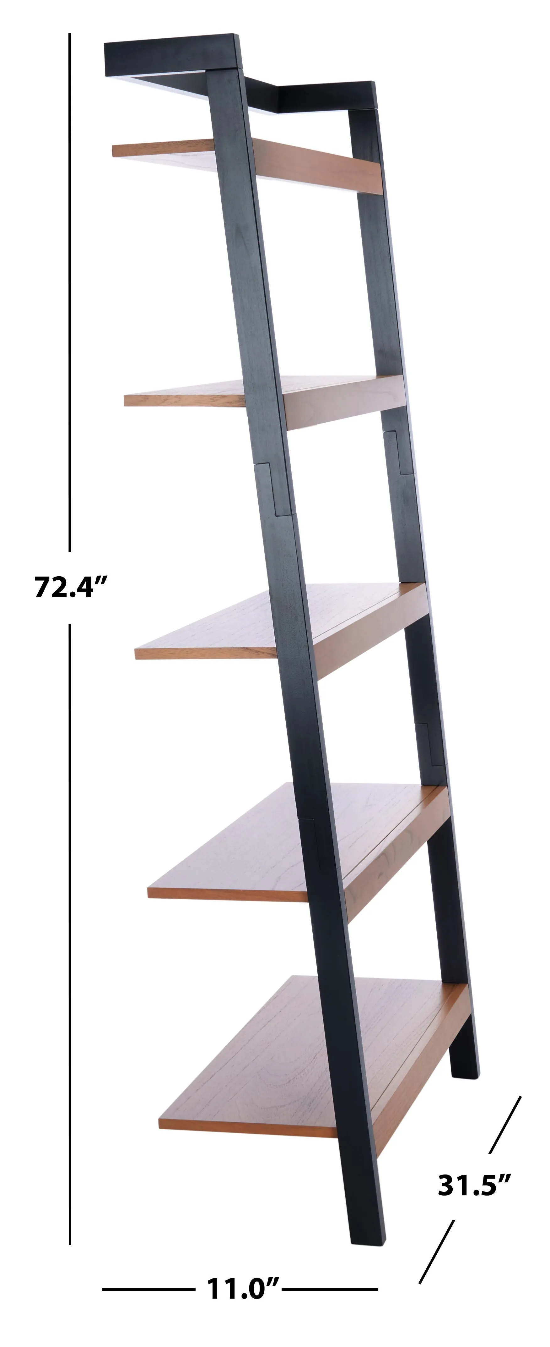 BEAUREGARD 5 TIER LEANING ETAGERE