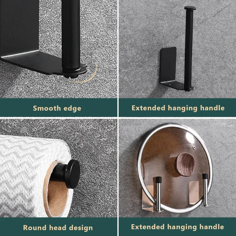 Self Adhesive Stainless Steel Paper Towel Holder